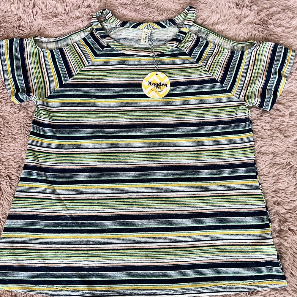 Hayden Striped Multicolor Top